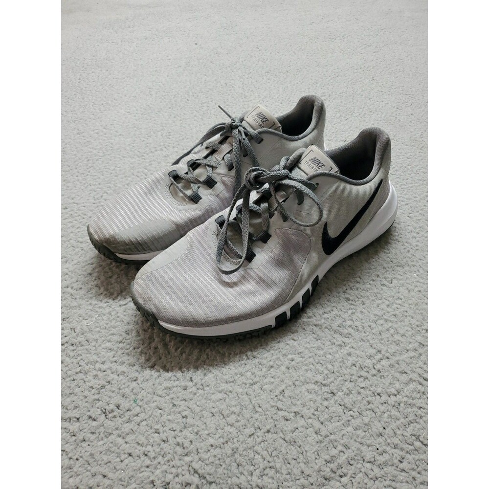 Nike Flex Control 4 White Running Shoes Sneakers Mens Size 9.5